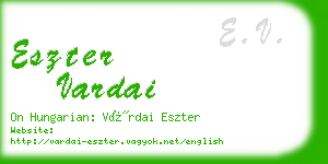 eszter vardai business card